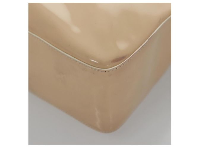CHANEL Tote Bag Email Beige Gold CC Auth bs20922 Golden - Ansicht 12