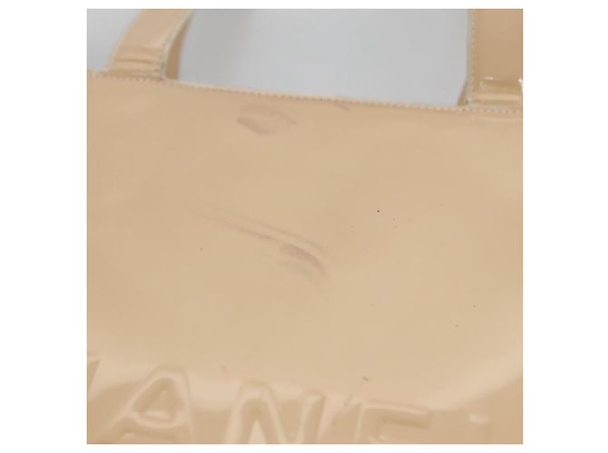 CHANEL Tote Bag Email Beige Gold CC Auth bs20922 Golden - Ansicht 15