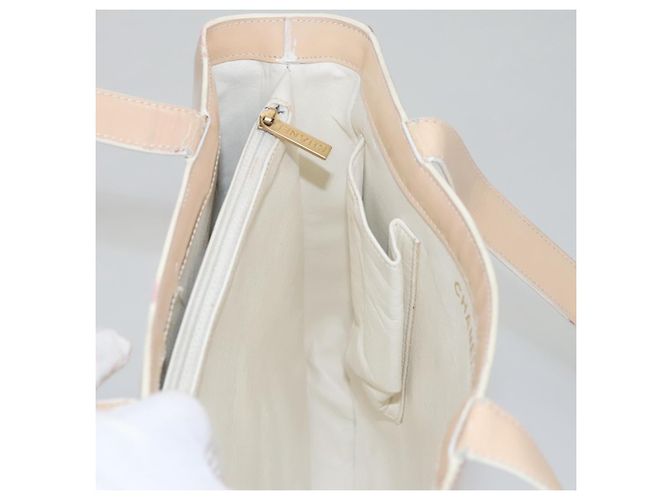 CHANEL Tote Bag Email Beige Gold CC Auth bs20922 Golden - Ansicht 19
