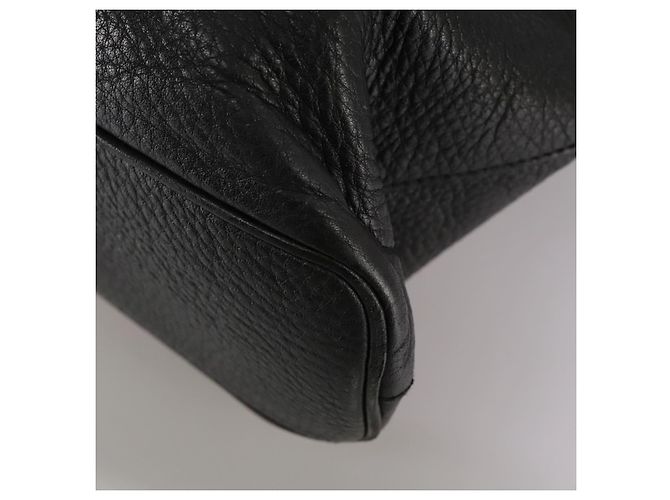 Autre Marque Borsa a mano Burberrys in pelle nera e oro Auth bs20817 Nero D'oro - vista 14