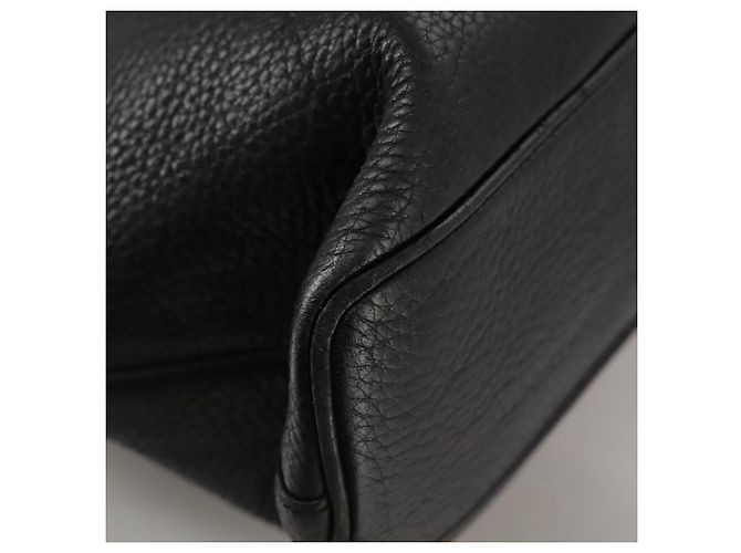 Autre Marque Borsa a mano Burberrys in pelle nera e oro Auth bs20817 Nero D'oro - vista 15