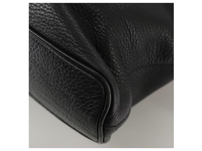 Autre Marque Borsa a mano Burberrys in pelle nera e oro Auth bs20817 Nero D'oro - vista 16