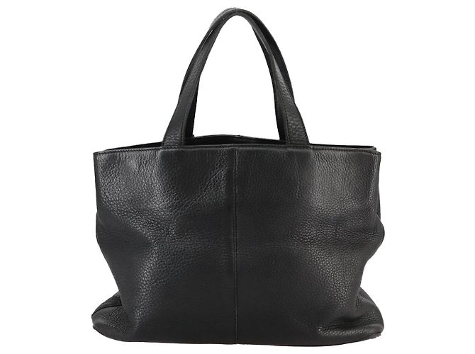 Autre Marque Borsa a mano Burberrys in pelle nera e oro Auth bs20817 Nero D'oro - vista 2