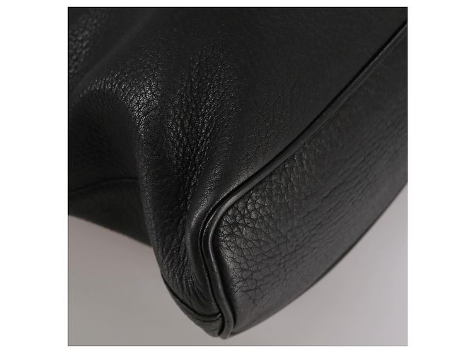 Autre Marque Borsa a mano Burberrys in pelle nera e oro Auth bs20817 Nero D'oro - vista 9