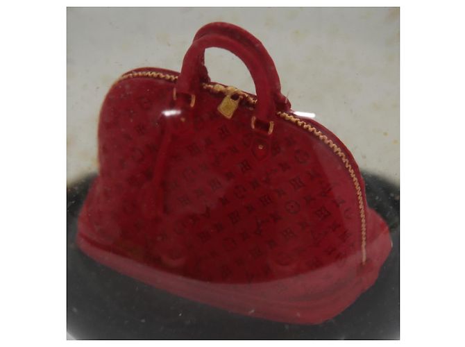 LOUIS VUITTON Snow Globe Alma VIP Limited Clear Red LV Auth 107310 - vista 10