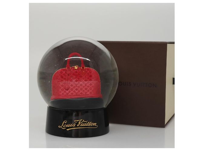 LOUIS VUITTON Snow Globe Alma VIP Limited Clear Red LV Auth 107310 - vista 12