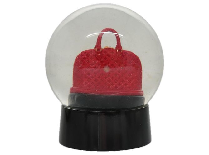 LOUIS VUITTON Snow Globe Alma VIP Limited Clear Red LV Auth 107310 - vista 2