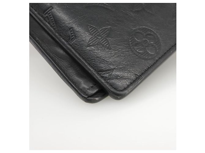 LOUIS VUITTON Brieftasche Brazza Monogram Shadow M62900 LV Auth am7512 Schwarz - Ansicht 15