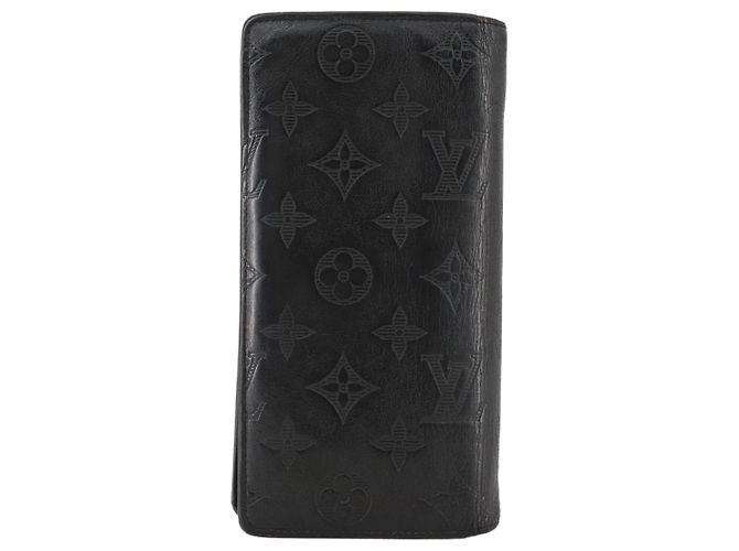 LOUIS VUITTON Brieftasche Brazza Monogram Shadow M62900 LV Auth am7512 Schwarz - Ansicht 2