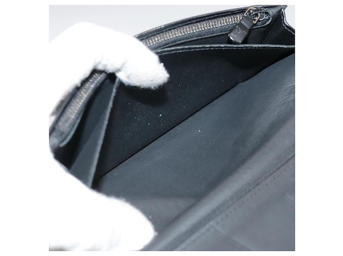 LOUIS VUITTON Brieftasche Brazza Monogram Shadow M62900 LV Auth am7512 Schwarz - Ansicht 21