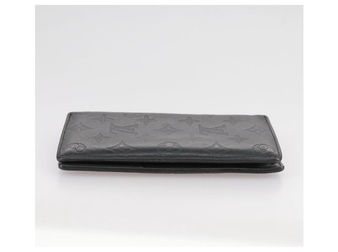 LOUIS VUITTON Brieftasche Brazza Monogram Shadow M62900 LV Auth am7512 Schwarz - Ansicht 3