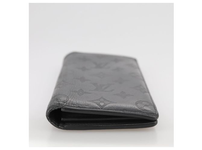 LOUIS VUITTON Brieftasche Brazza Monogram Shadow M62900 LV Auth am7512 Schwarz - Ansicht 6