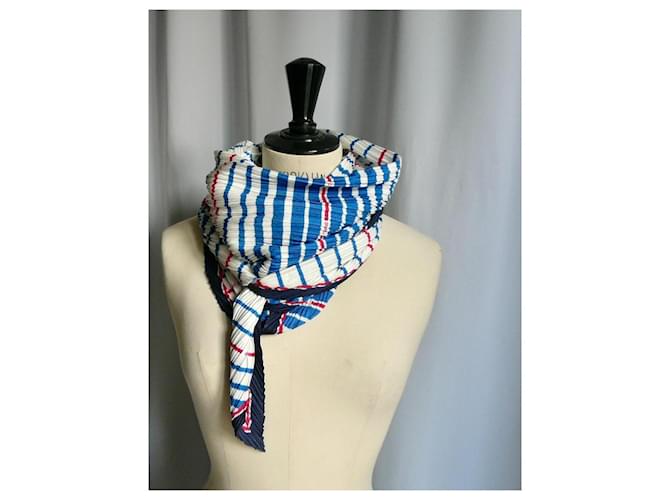 CHANEL Lenço de Seda Dobrada TBE RARO Multicor - vista 2