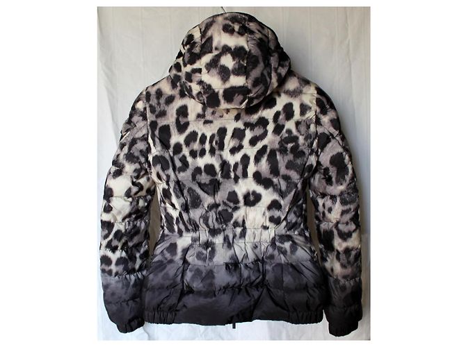 Moncler Saby Daunenjacke Schwarz Weiß - Ansicht 3