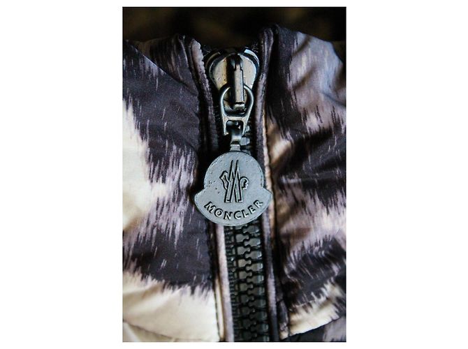 Moncler Saby Daunenjacke Schwarz Weiß - Ansicht 6