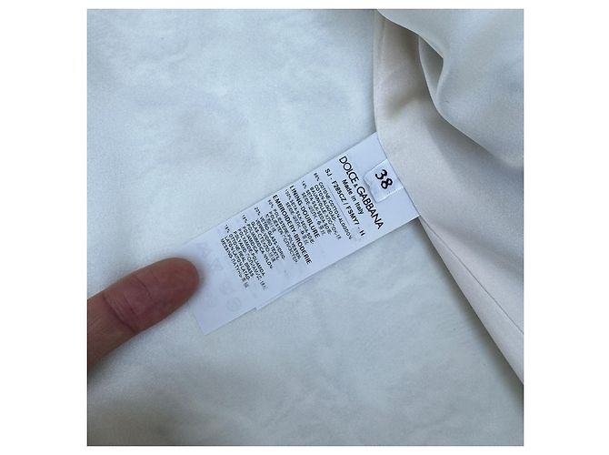Dolce & Gabbana Jacke Bananenblatt Print Weiß Grün - Ansicht 8