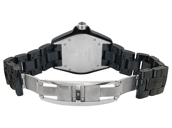 Chanel-Uhr, 'J12', schwarze Keramik, Stahl. - Ansicht 2