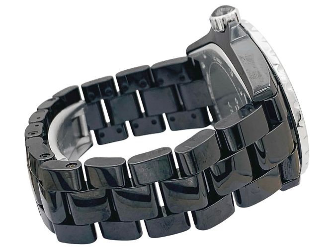 Chanel-Uhr, 'J12', schwarze Keramik, Stahl. - Ansicht 7