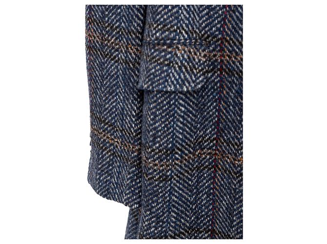 Etro Checkered Wool Coat Multiple colors - view 12
