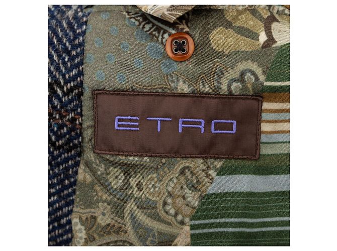 Etro Checkered Wool Coat Multiple colors - view 13
