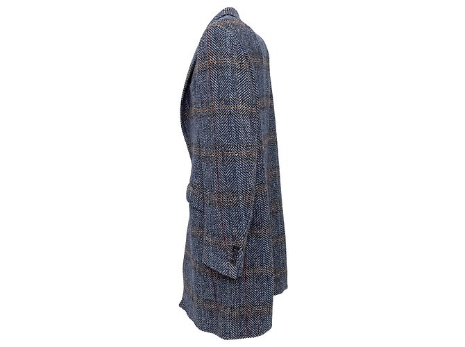 Etro Checkered Wool Coat Multiple colors - view 2