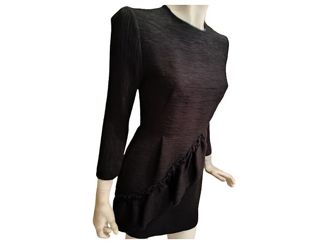 Sandro, schwarzes Spike-Kleid, Größe 36, sehr guter Zustand - Ansicht 2