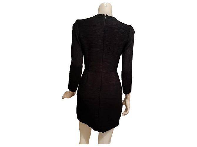 Sandro, schwarzes Spike-Kleid, Größe 36, sehr guter Zustand - Ansicht 6
