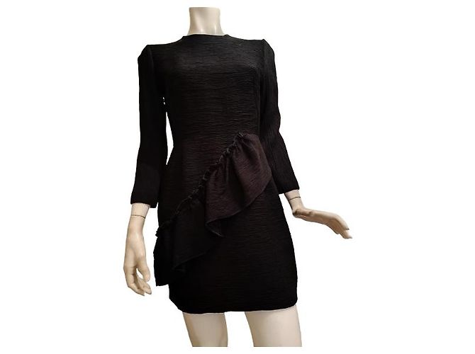 Sandro, schwarzes Spike-Kleid, Größe 36, sehr guter Zustand - Ansicht 7