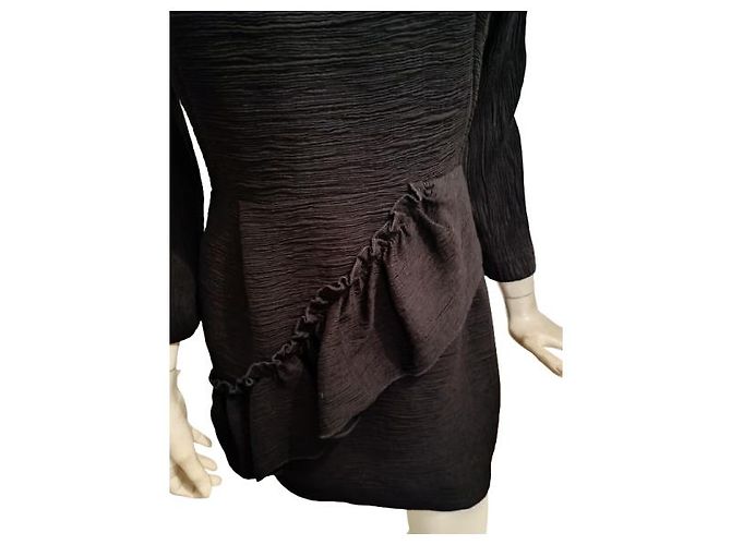 Sandro, schwarzes Spike-Kleid, Größe 36, sehr guter Zustand - Ansicht 8