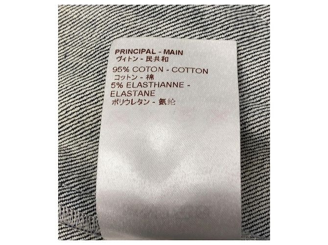 Louis Vuitton Denim-Jacke Größe FR 38 Perfekter Zustand Blau - Ansicht 4