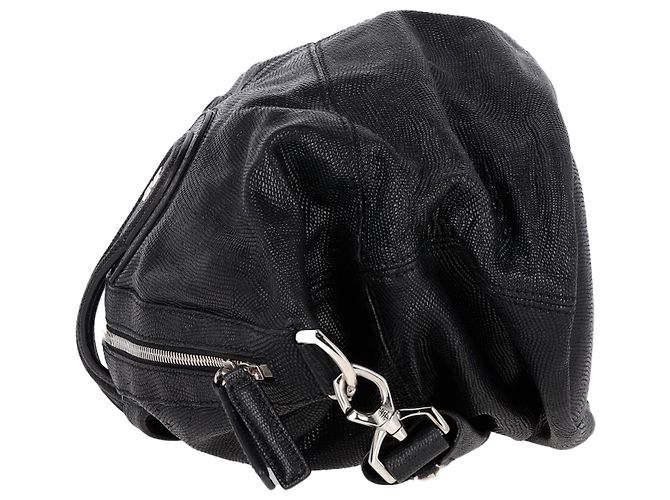 Borsa a mano Givenchy Nightingale in pelle nera Nero - vista 4