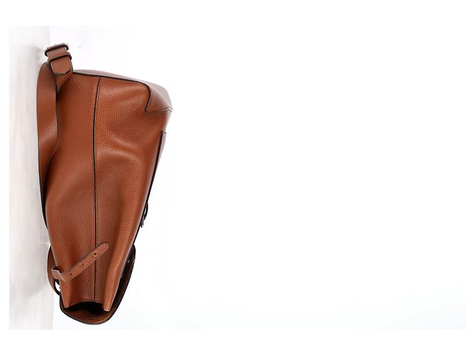 Sac à dos Chiltern en cuir marron Mulberry - vue 12