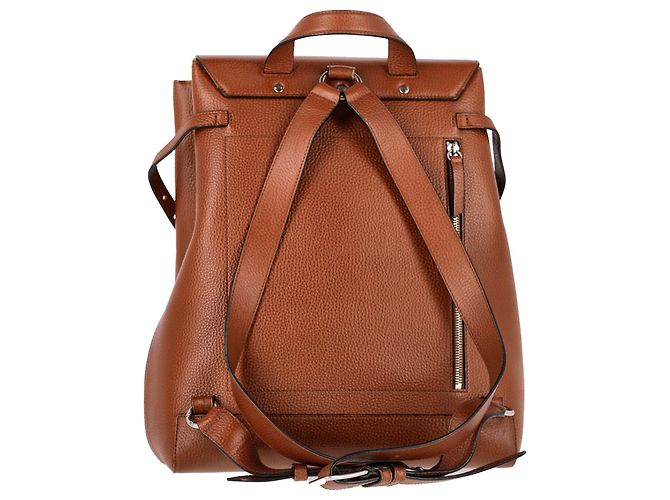 Sac à dos Chiltern en cuir marron Mulberry - vue 2