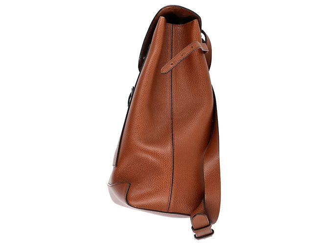 Sac à dos Chiltern en cuir marron Mulberry - vue 4