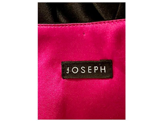 Joseph Schwarzes Seidenkimono-Kleid - Ansicht 6