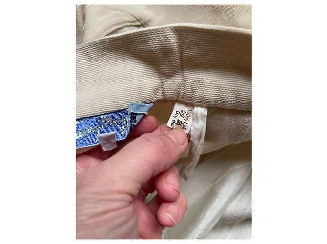 Conjunto de saia e blazer de lã Thierry Mugler Creme Cru - vista 12