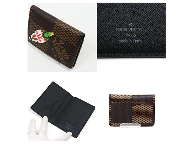 Organizer Louis Vuitton N60391 NIGO Card Holder Brown - view 3