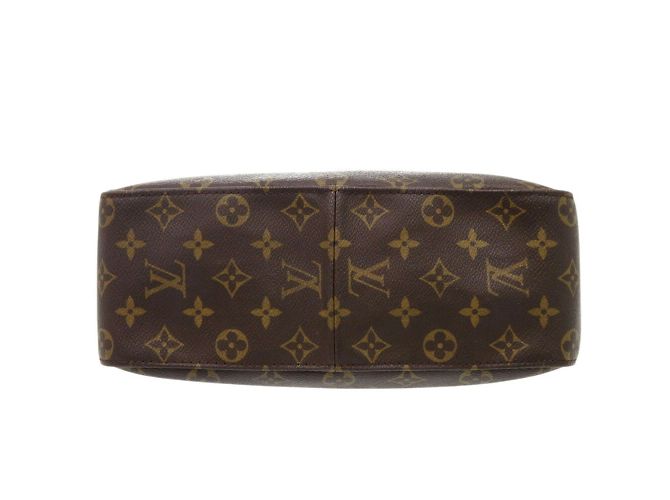 Louis Vuitton Looping GM Monogram Shoulder Bag Brown - view 4