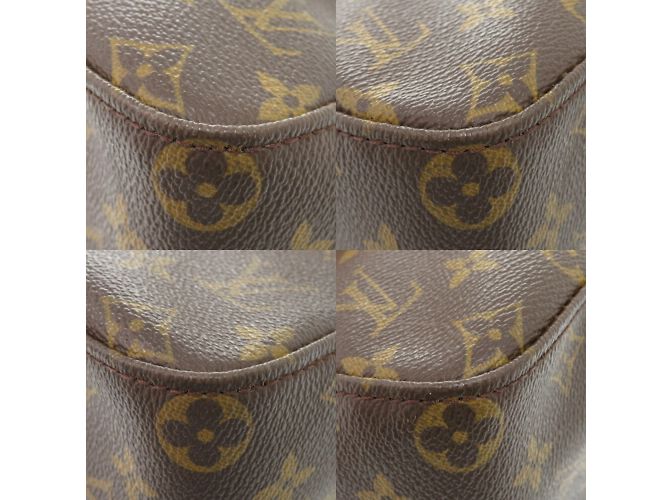 Louis Vuitton Looping GM Monogram Shoulder Bag Brown - view 5
