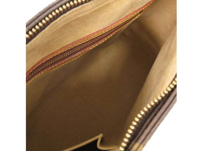 Louis Vuitton Looping GM Monogram Shoulder Bag Brown - view 7