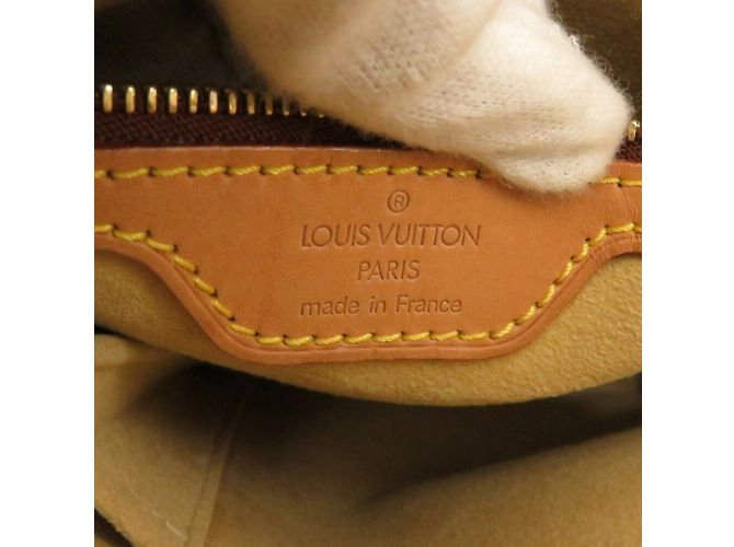 Louis Vuitton Looping GM Monogram Shoulder Bag Brown - view 9