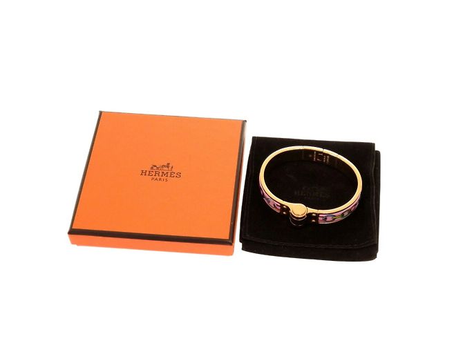 Hermès PM Charnier Armband von Hermes Pink Golden - Ansicht 3