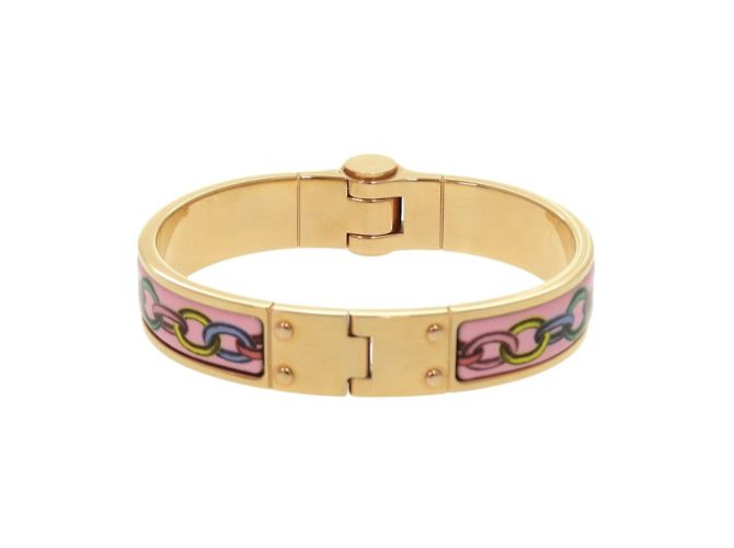 Hermès PM Charnier Armband von Hermes Pink Golden - Ansicht 4