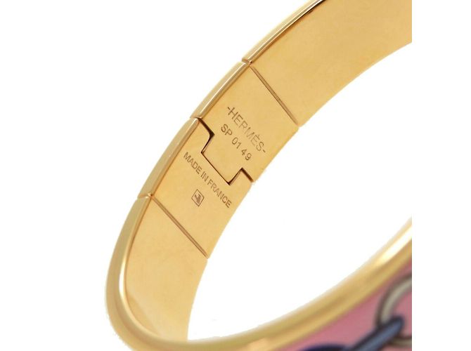 Hermès PM Charnier Armband von Hermes Pink Golden - Ansicht 8