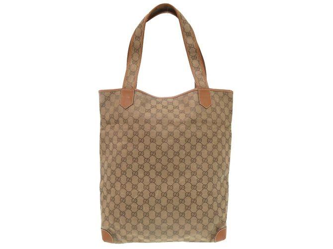 Gucci Beiger GG Canvas Tote Bag - Ansicht 3