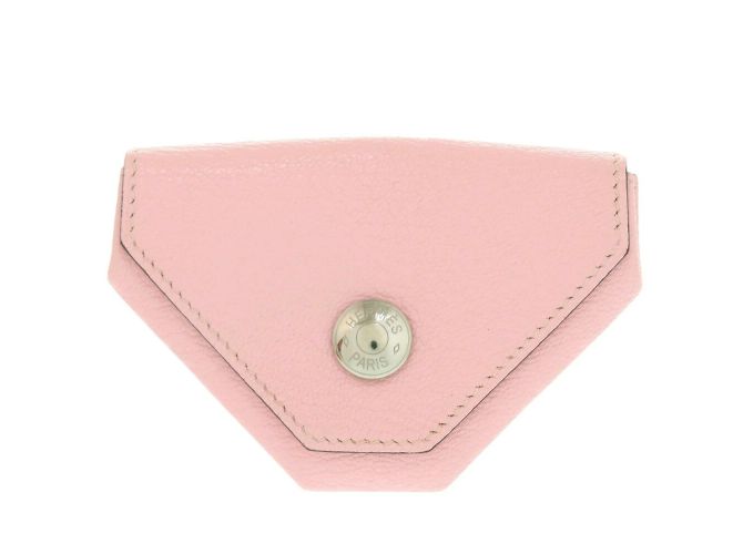 Hermès Monedero Hermes Le Vingt Quatre en Rosa Sakura - vista 2