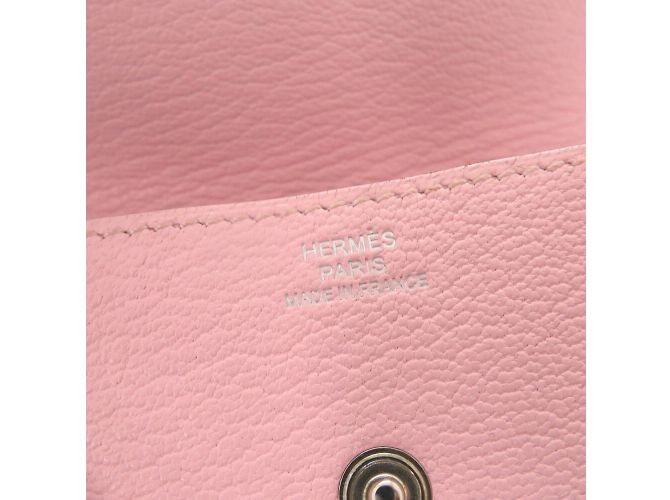 Hermès Monedero Hermes Le Vingt Quatre en Rosa Sakura - vista 6
