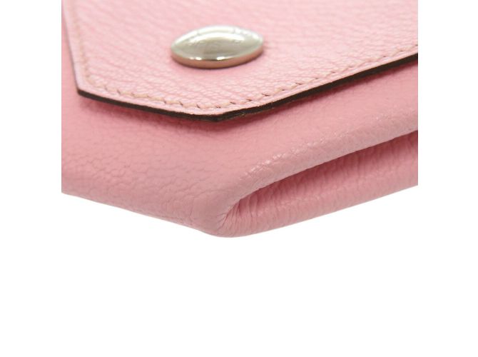 Hermès Monedero Hermes Le Vingt Quatre en Rosa Sakura - vista 8