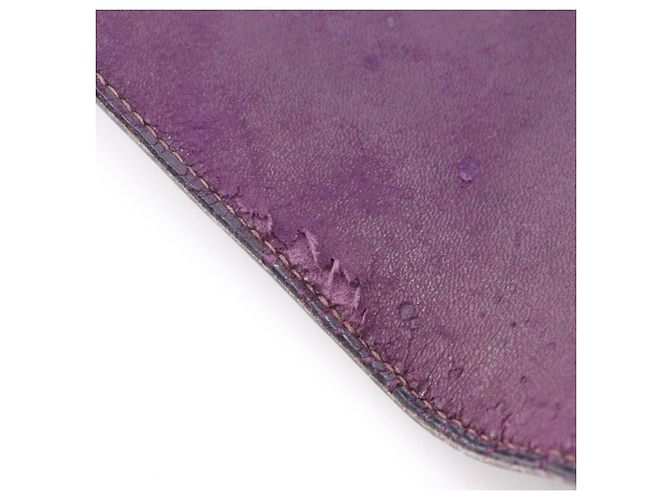 Clutch in pelle Box Bordeaux di Hermès Bordò - vista 10