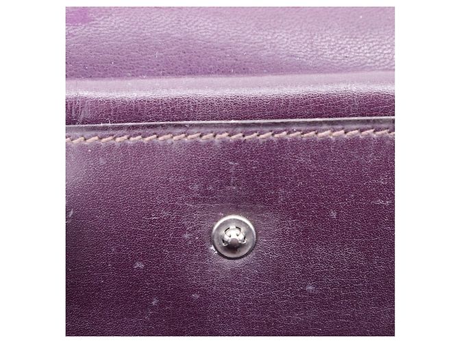Clutch in pelle Box Bordeaux di Hermès Bordò - vista 17